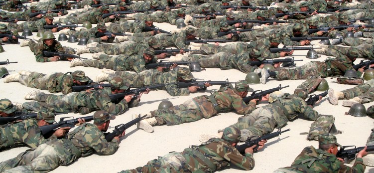 Afghan Security Forces training, KMTC, 2009