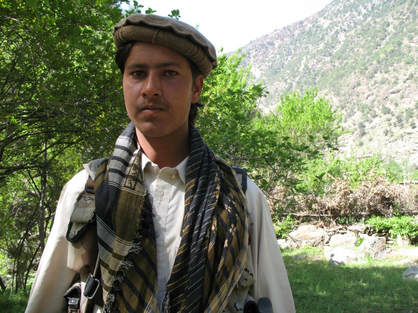 Young Nuristani militia man in Kam Desh district, Nuristan